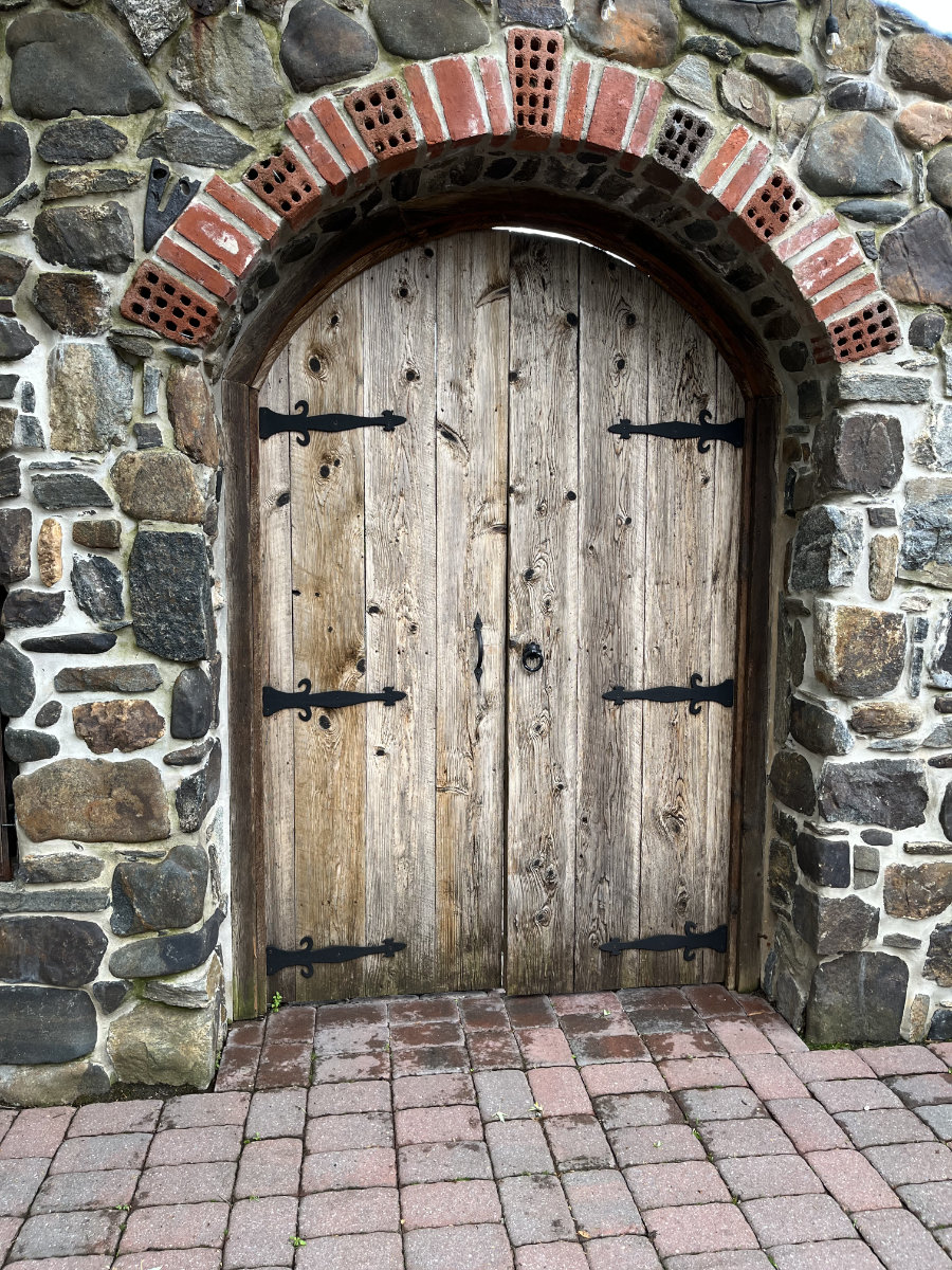 A rustic door, who knows where it leads!