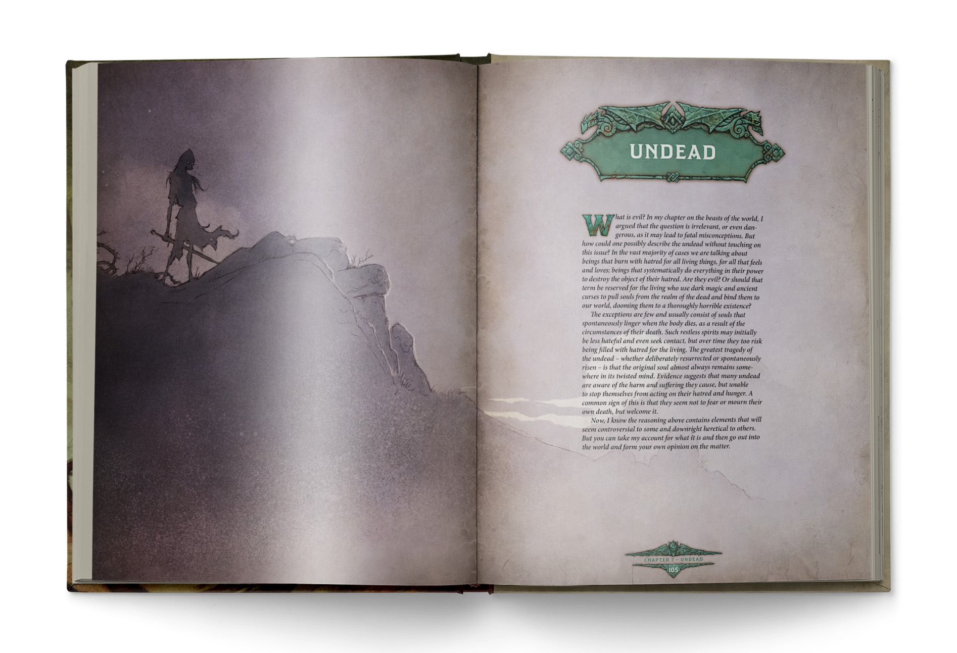 Section title page for Undead