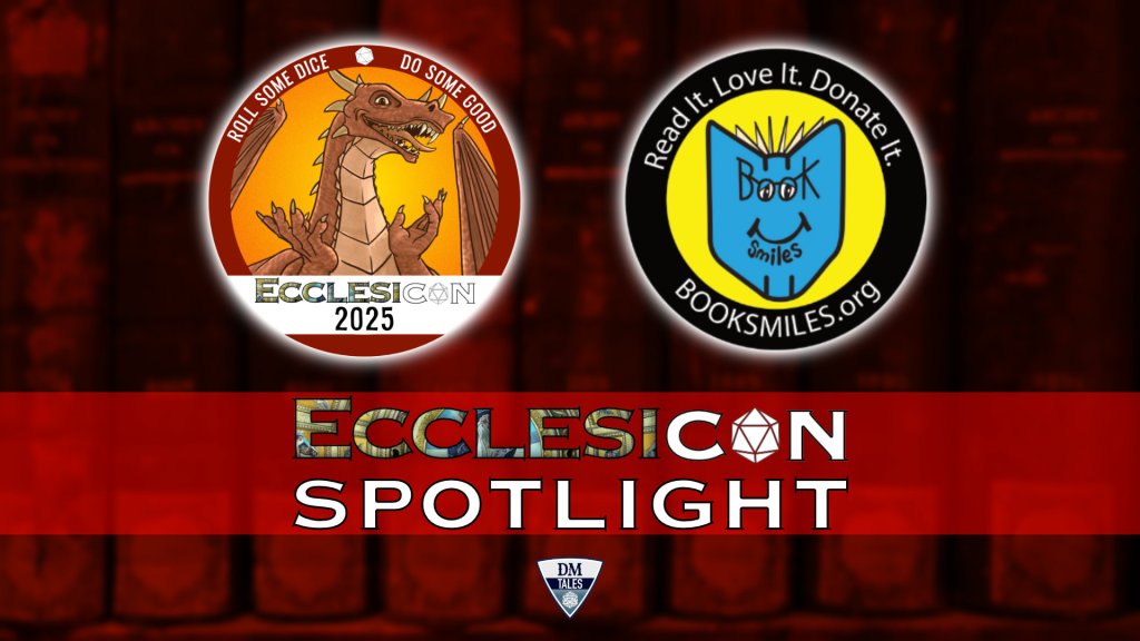 Ecclesicon Spotlight, the Ecclesicon and Booksmiles logos are above.